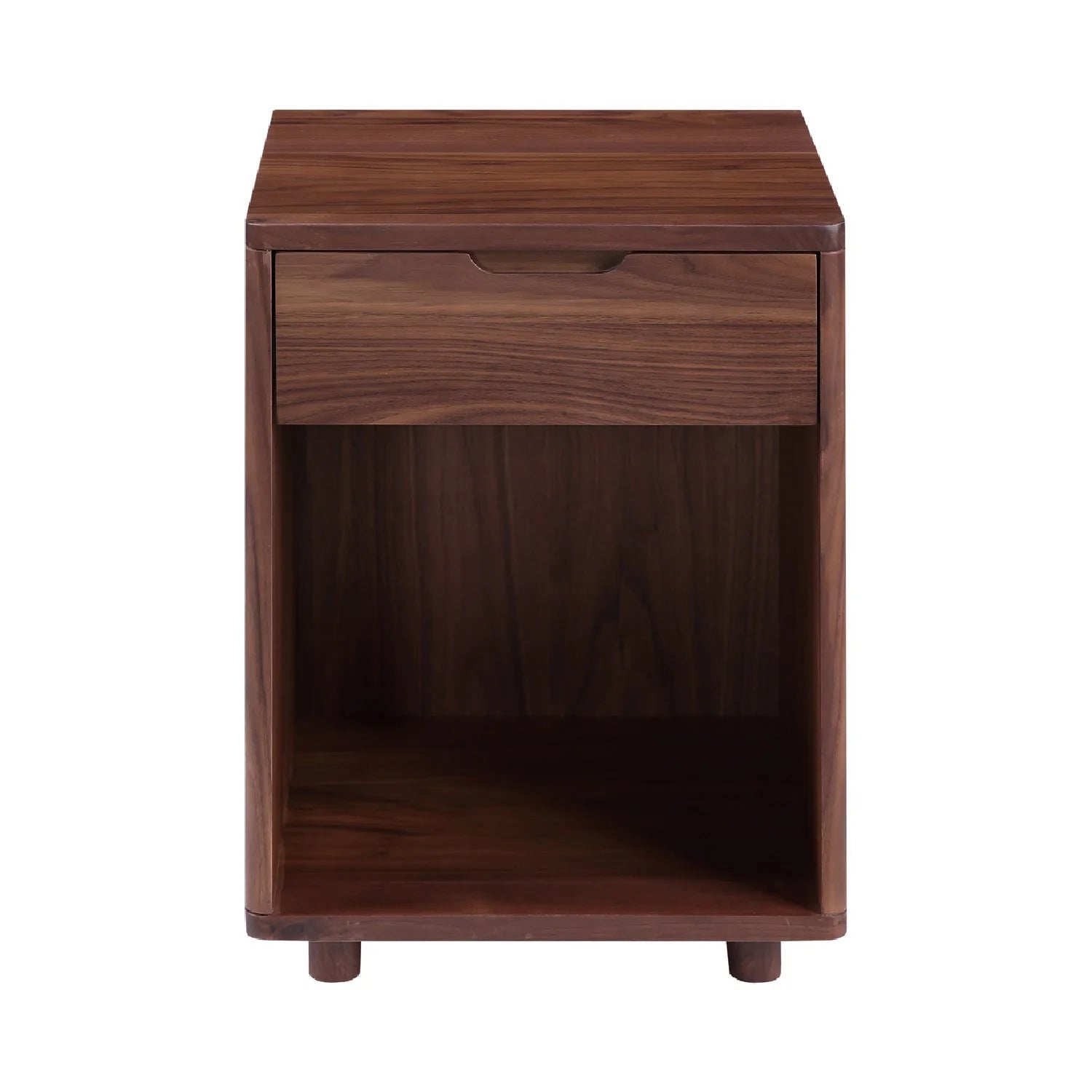Luxury Modern Osamu 1-Drawer Nightstand European Style for Villa