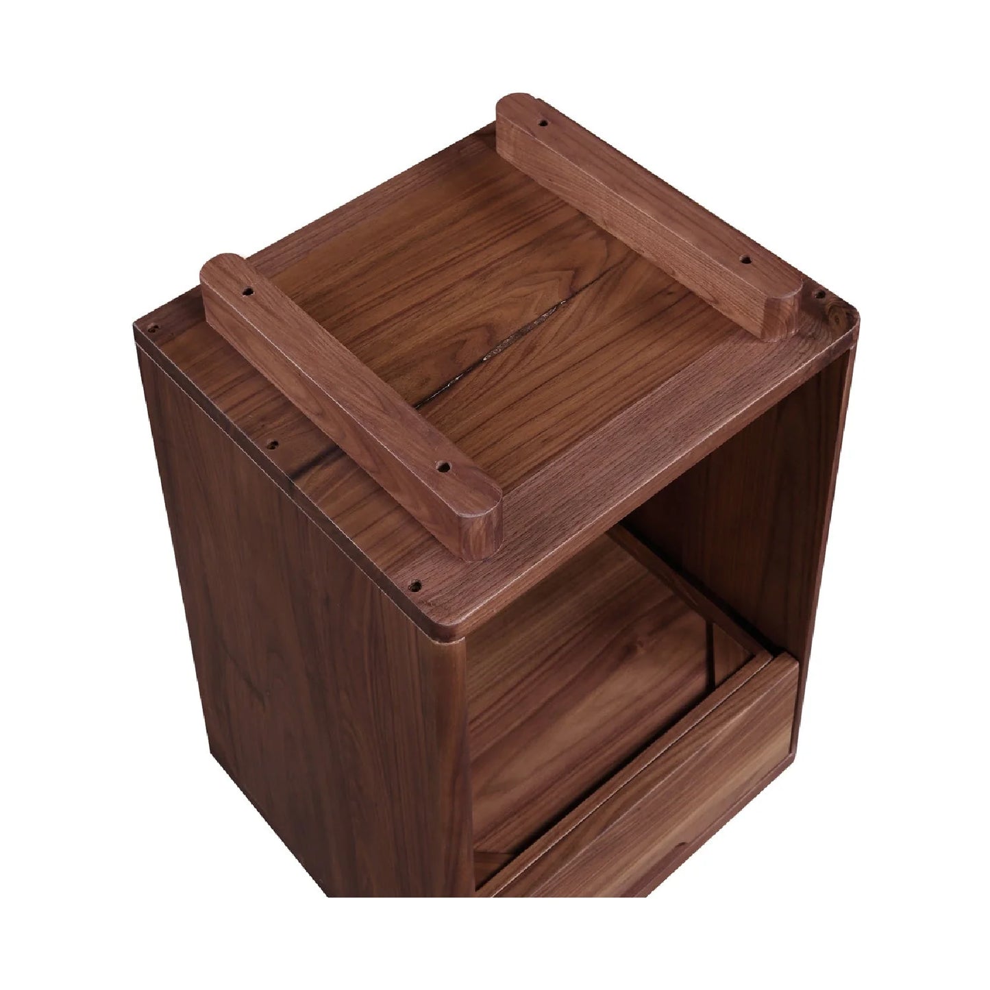 Luxury Modern Osamu 1-Drawer Nightstand European Style for Villa