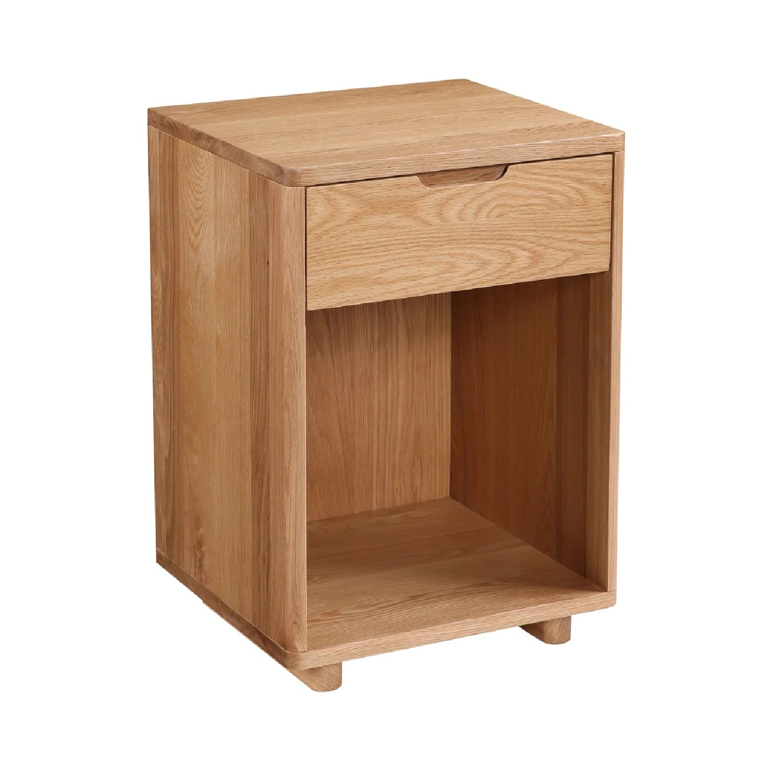 Luxury Modern Osamu 1-Drawer Nightstand European Style for Villa