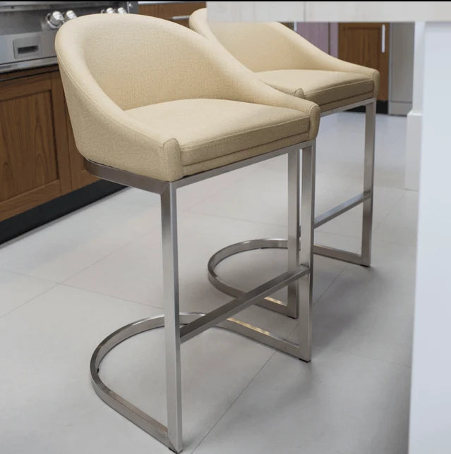 Luxury Modern Otto Counter Stool European Style for Villa