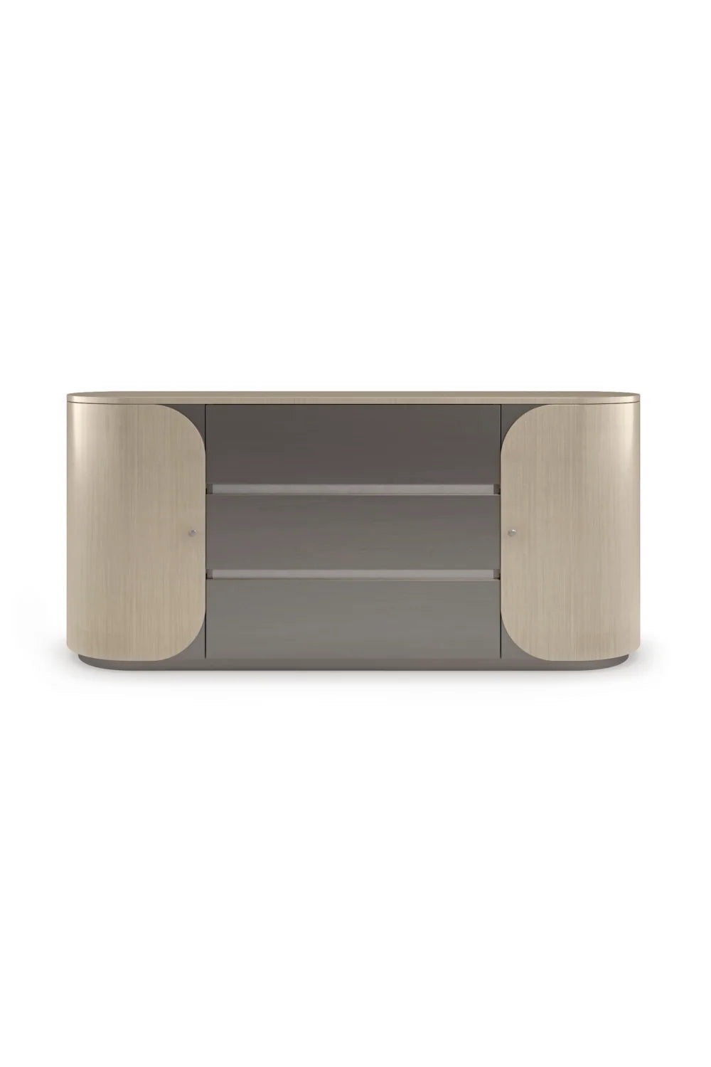 Luxury Modern Oval Wood Dresser European Style for Villa