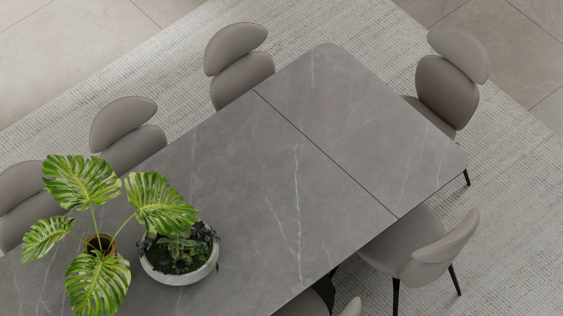 Luxury Modern Palace Dining Table European Style for Villa