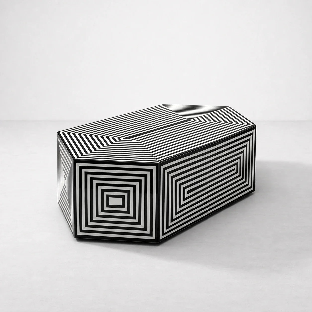 Luxury Modern Parallax Coffee Table European Style for Villa