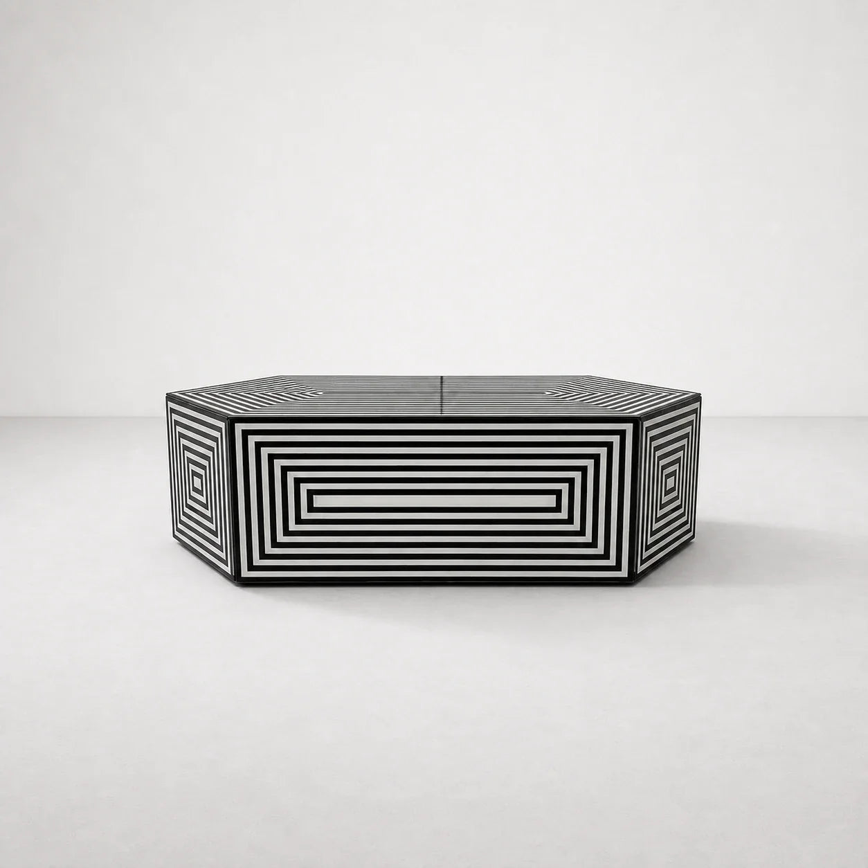 Luxury Modern Parallax Coffee Table European Style for Villa
