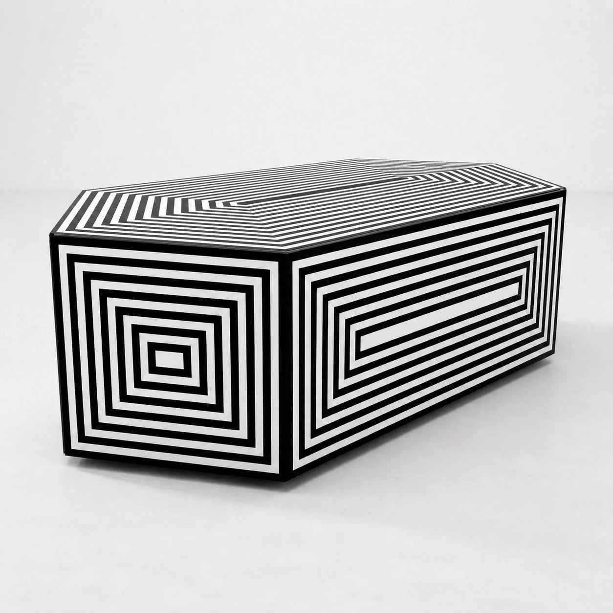 Luxury Modern Parallax Coffee Table European Style for Villa