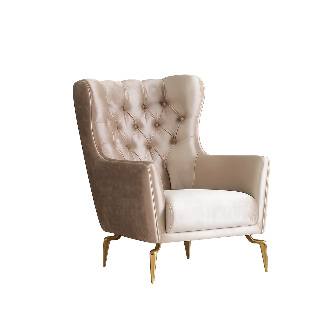 Luxury Modern Paris Accent Chair European Style for Villa