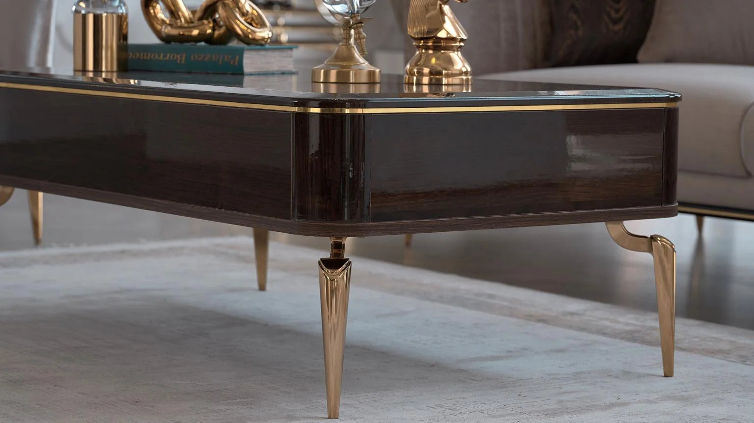 Luxury Modern Paris Coffee Table European Style for Villa