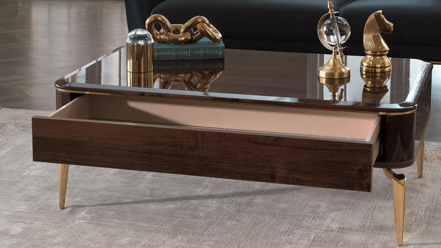 Luxury Modern Paris Coffee Table European Style for Villa