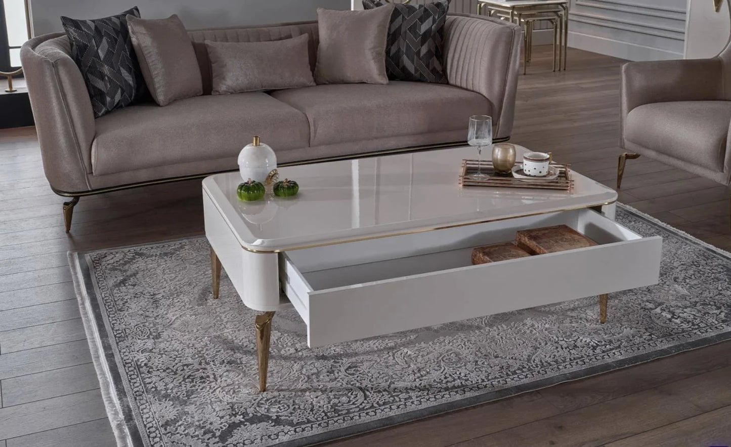 Luxury Modern Paris Coffee Table European Style for Villa