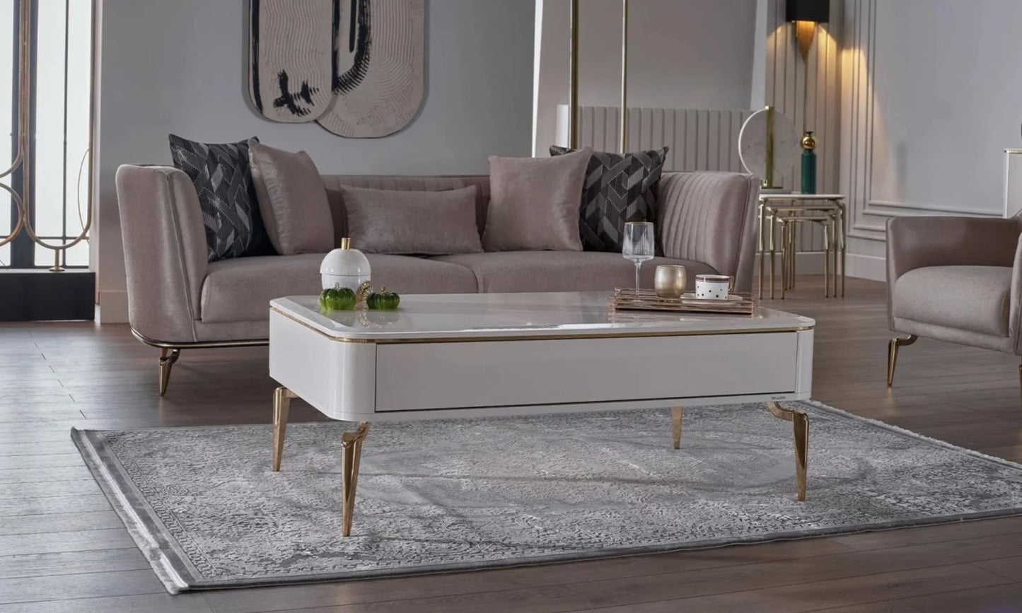 Luxury Modern Paris Coffee Table European Style for Villa