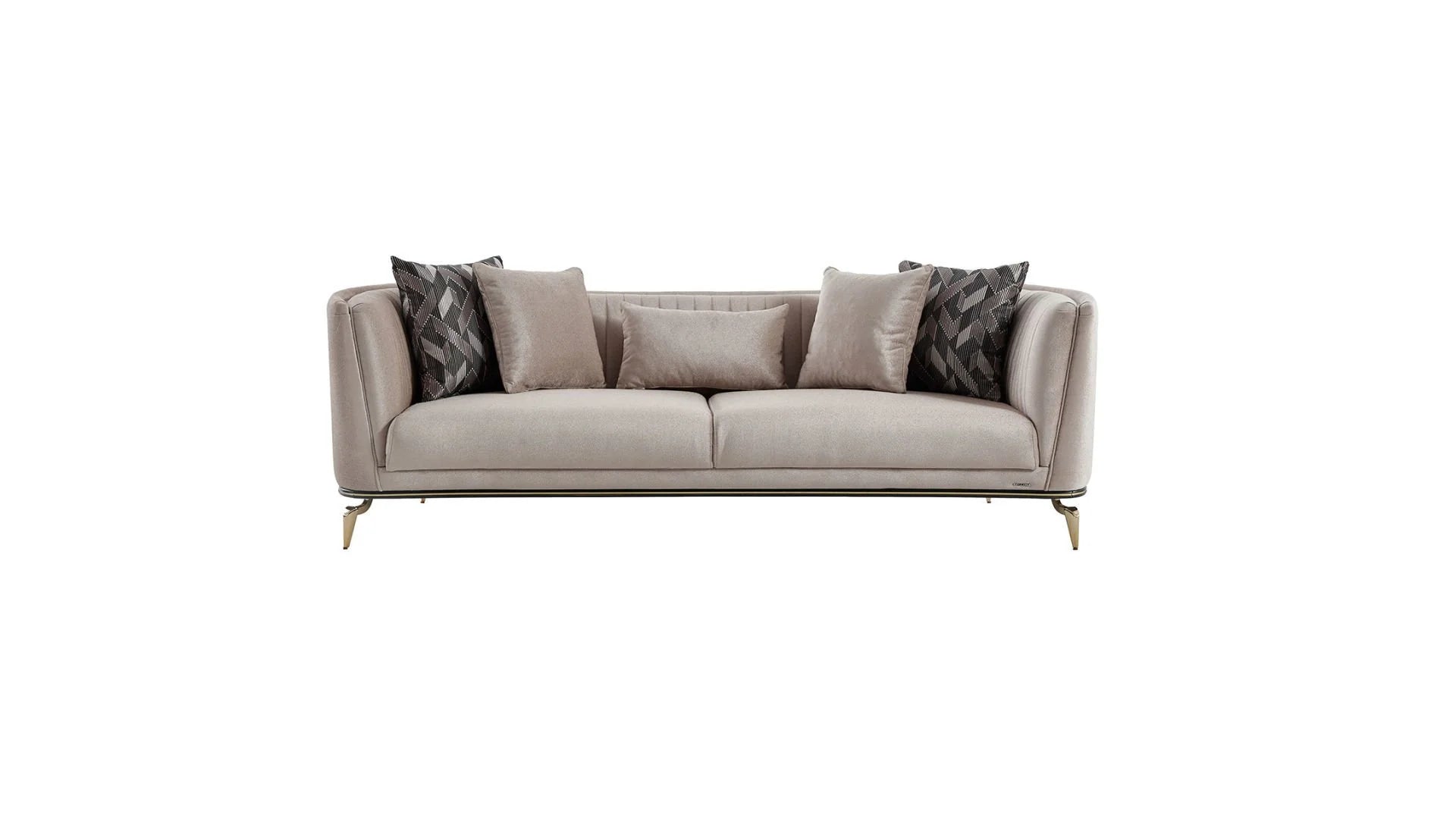 Luxury Modern Paris Sleeper Sofa European Style for Villa