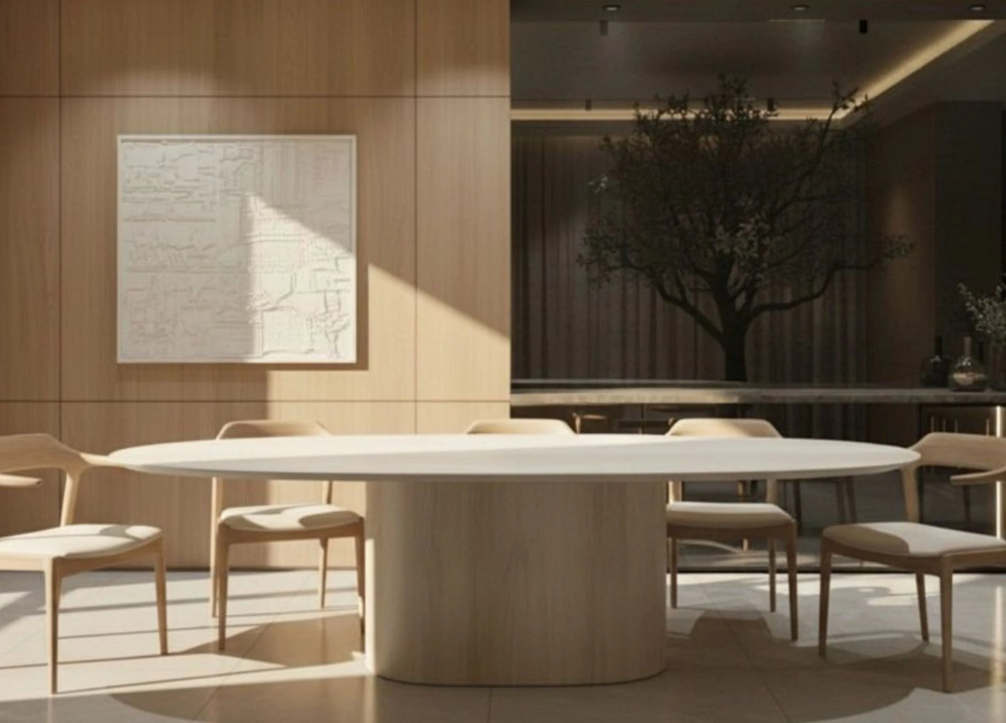 Luxury Modern Patty Dining Table European Style for Villa