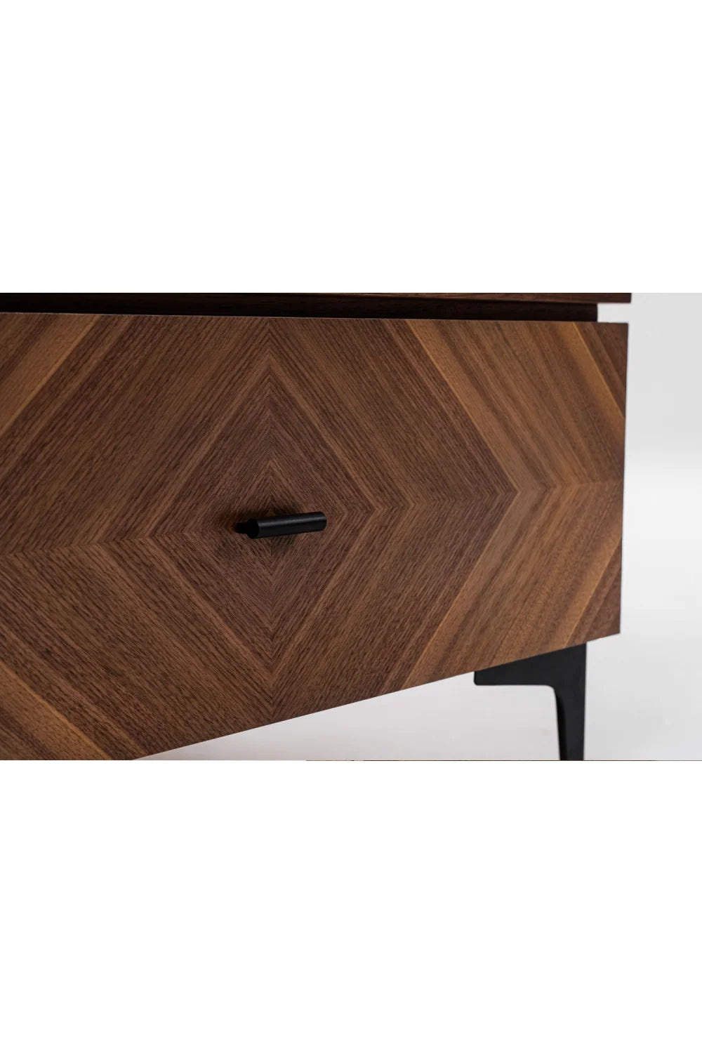 Luxury Modern Paula 1-Drawer Nightstand European Style for Villa