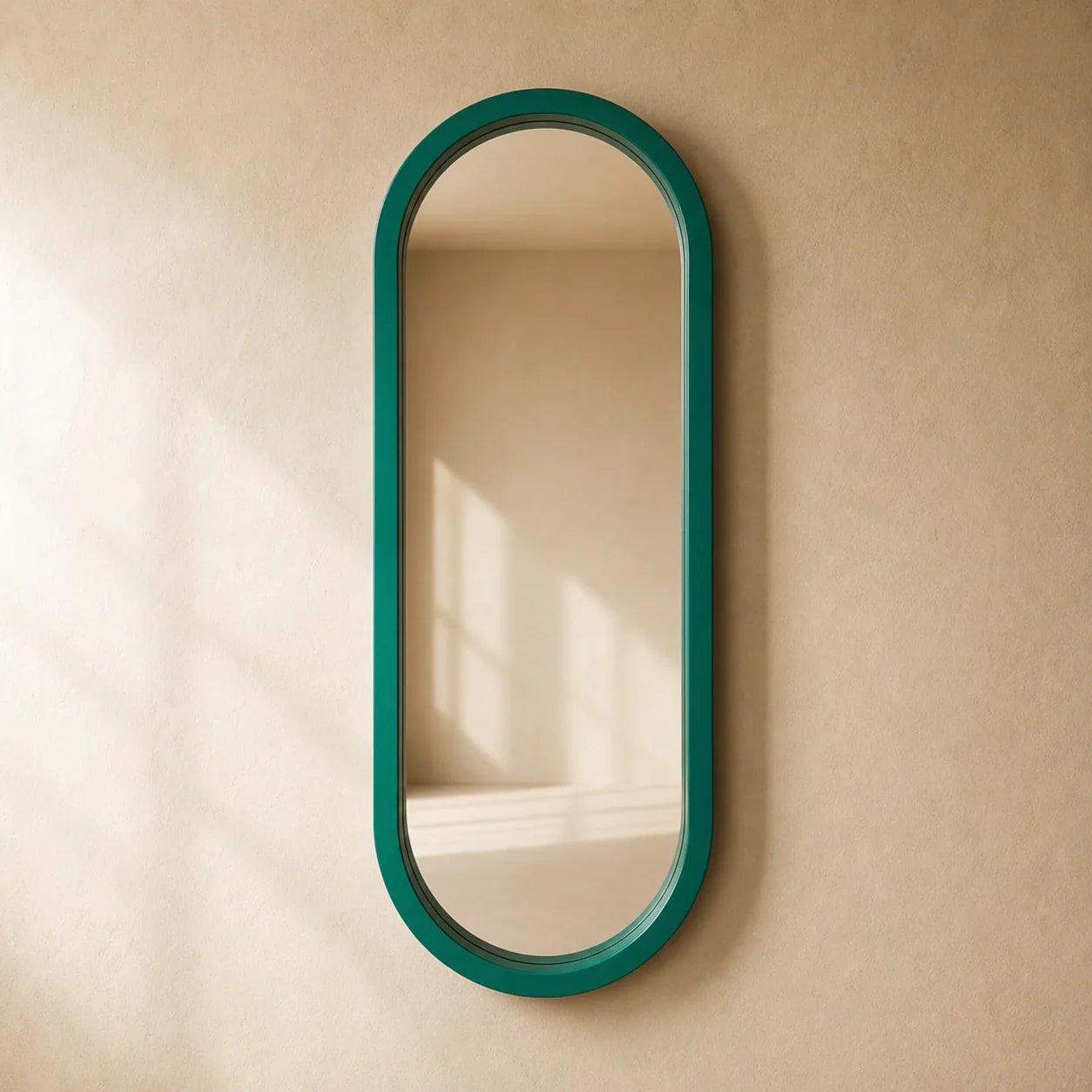 Luxury Modern Pill Green Mirror European Style for Villa