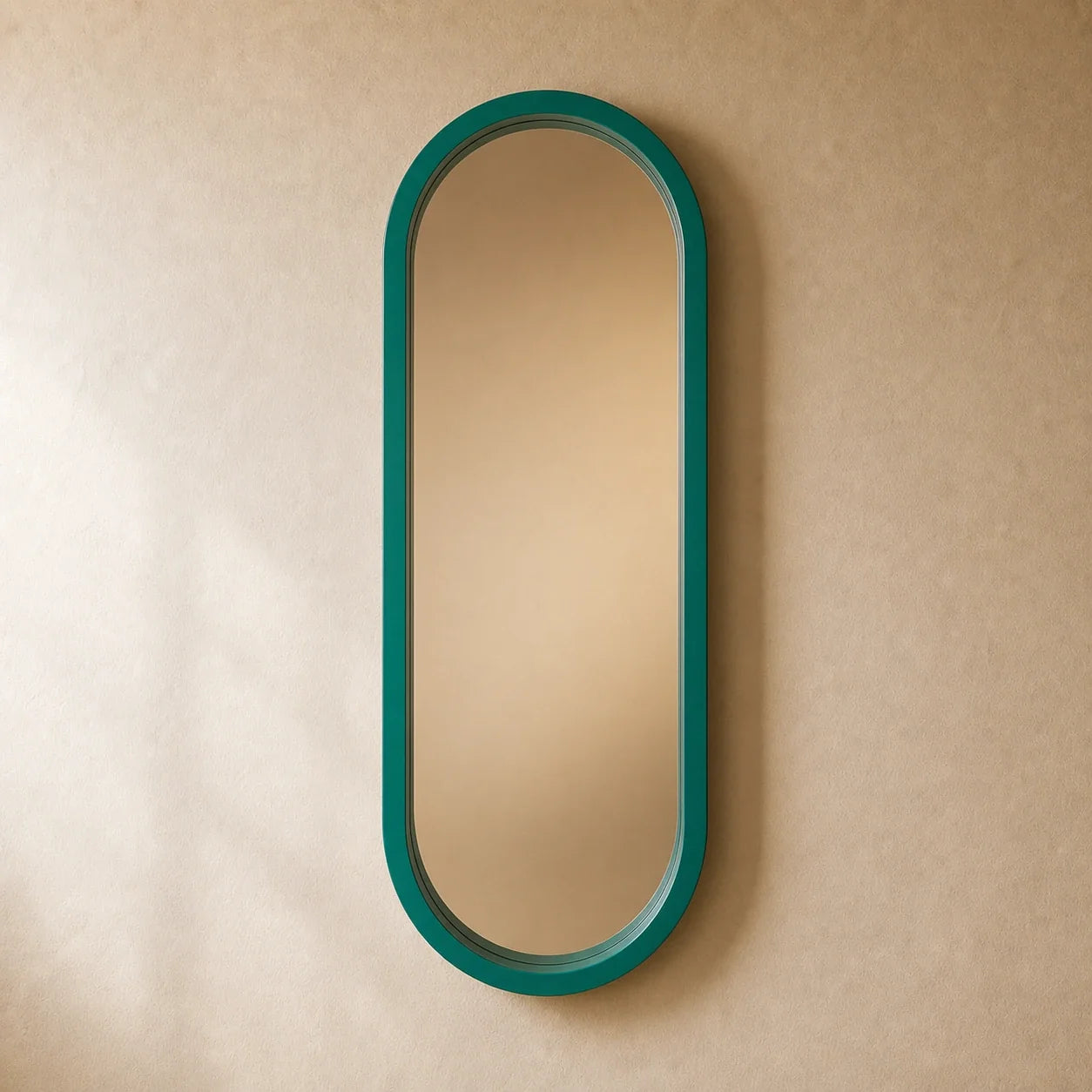 Luxury Modern Pill Green Mirror European Style for Villa