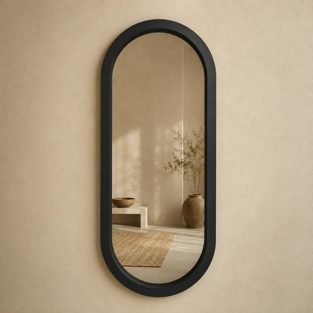 Luxury Modern Pill Mirror European Style for Villa