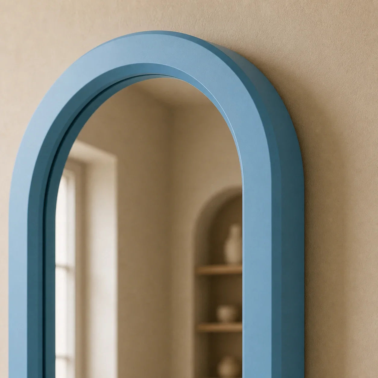 Luxury Modern Pill Mirror European Style for Villa
