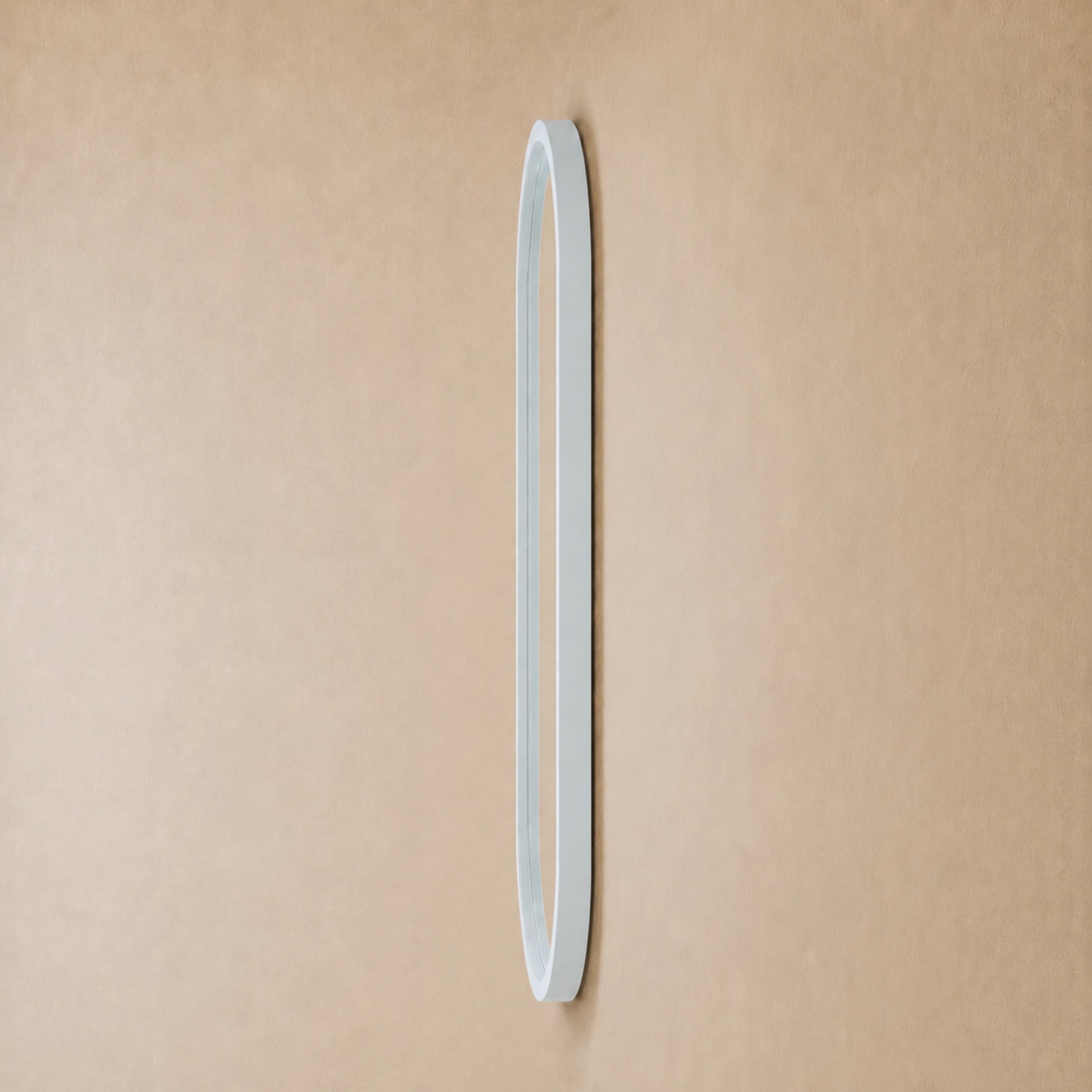 Luxury Modern Pill White Mirror European Style for Villa