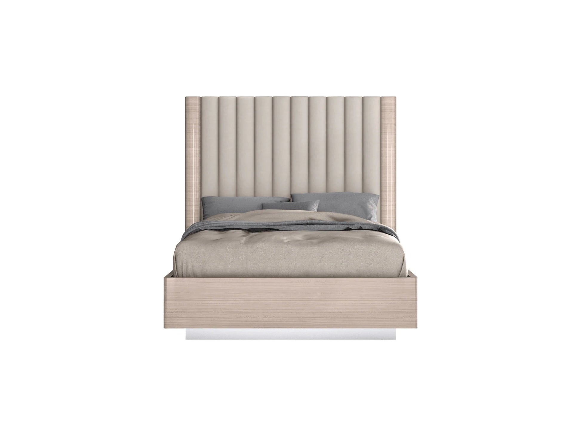 Luxury Modern Pillar Queen Bed European Style for Villa