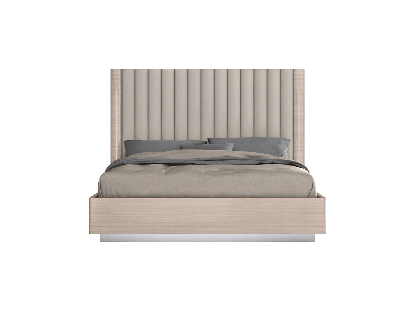 Luxury Modern Pillar Queen Bed European Style for Villa