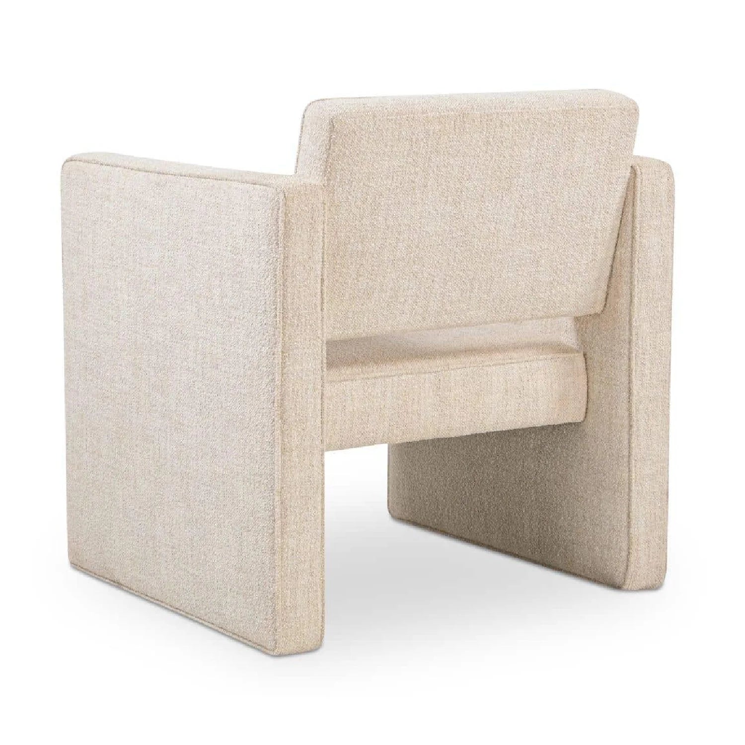 Luxury Modern Piped Accent Chair European Style for Villa