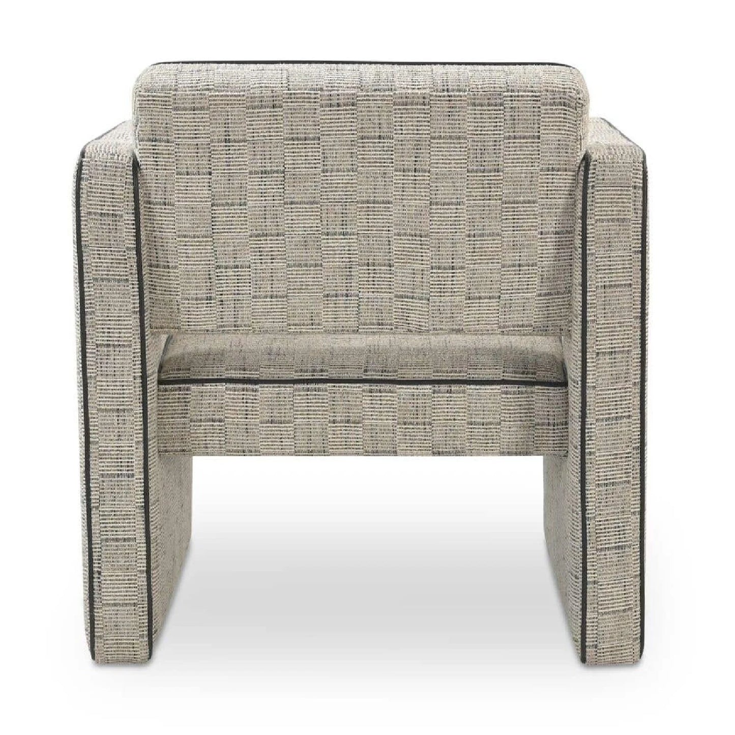 Luxury Modern Piped Accent Chair European Style for Villa