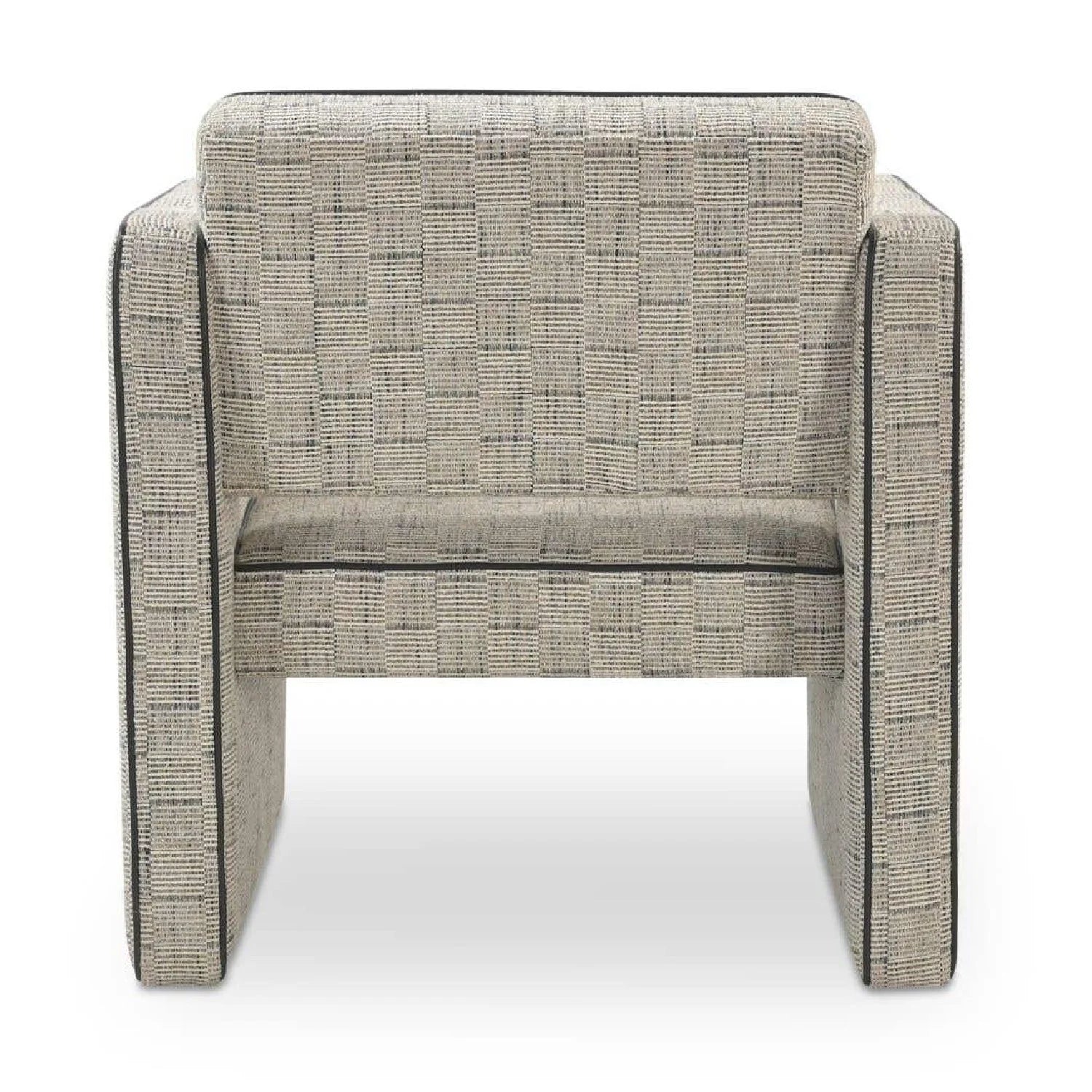 Luxury Modern Piped Accent Chair European Style for Villa