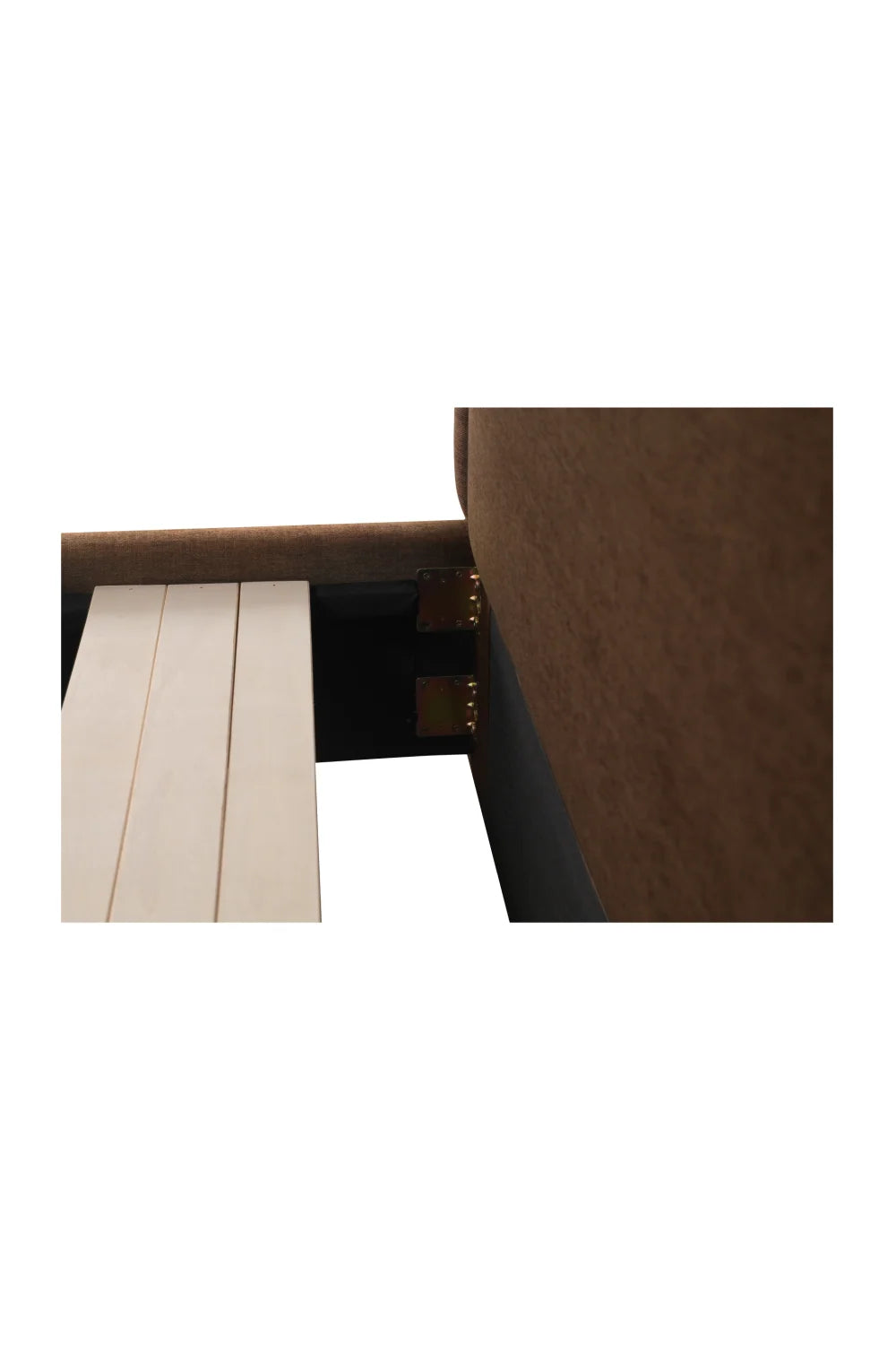 Luxury Modern Piped Detail Storage Bed European Style for Villa