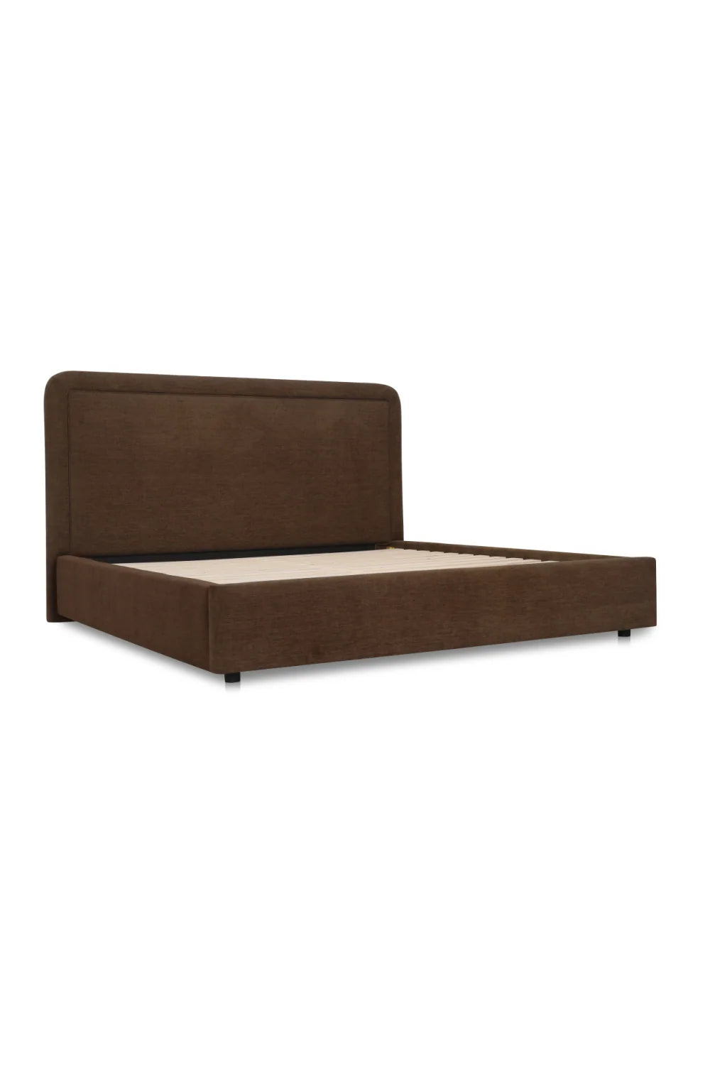 Luxury Modern Piped Detail Storage Bed European Style for Villa