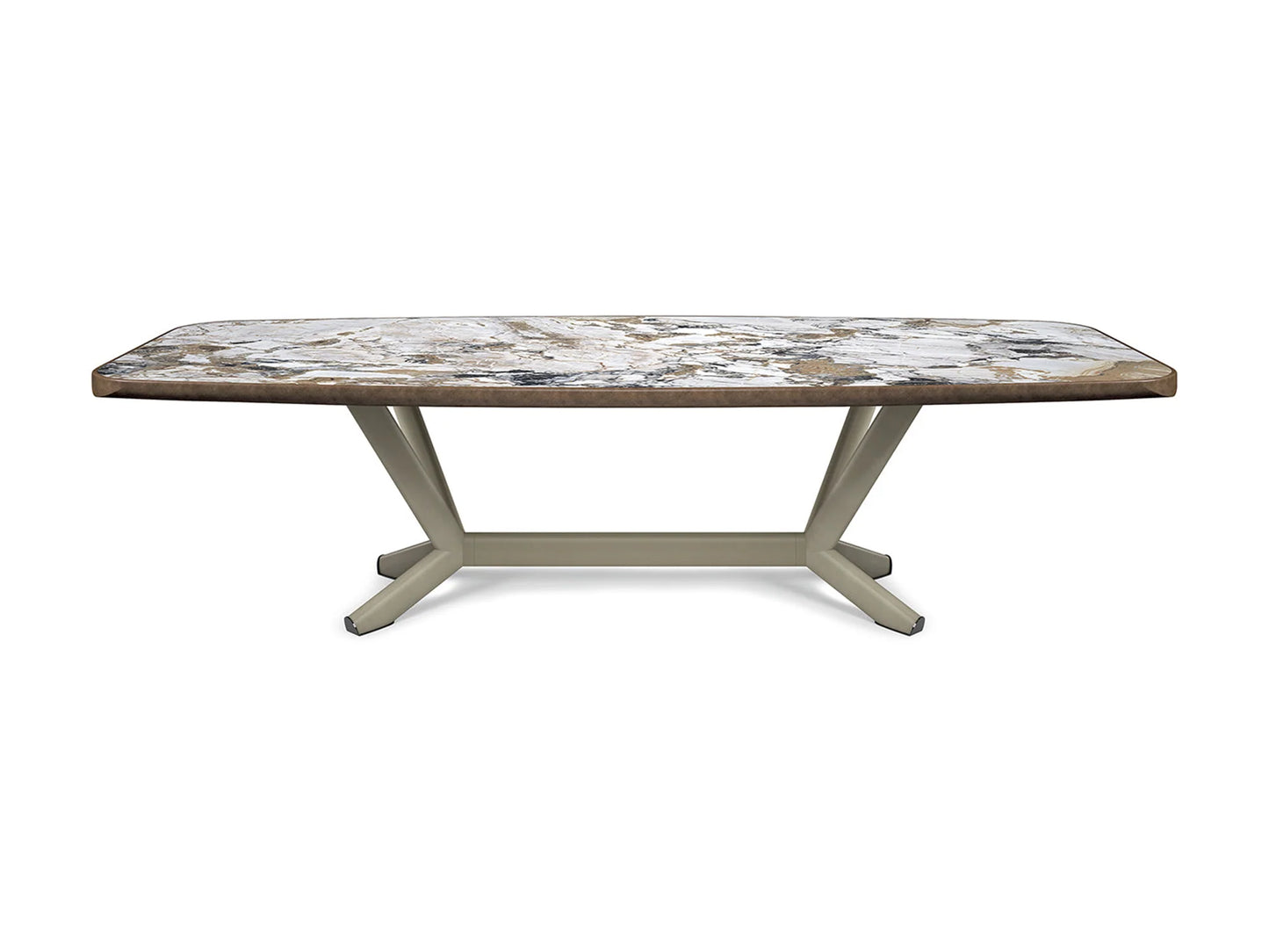 Luxury Modern Planer Ceramic Dining Table European Style for Villa