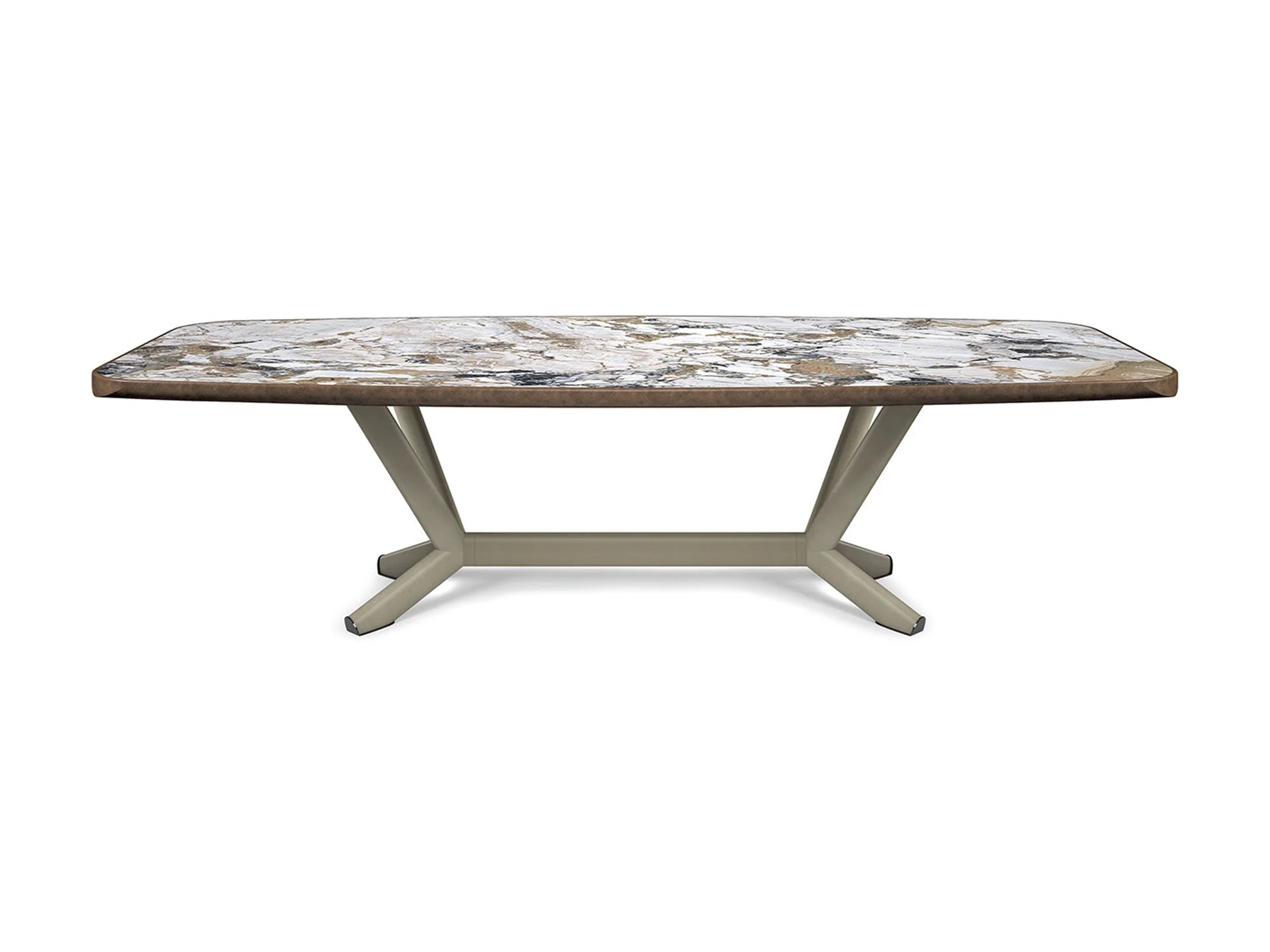 Luxury Modern Planer Ceramic Dining Table European Style for Villa