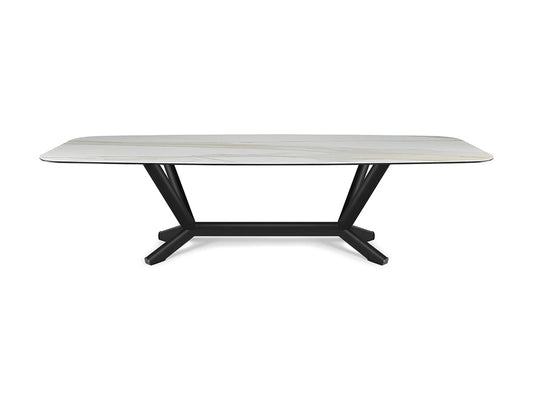 Luxury Modern Planer Keramik Dining Table European Style for Villa