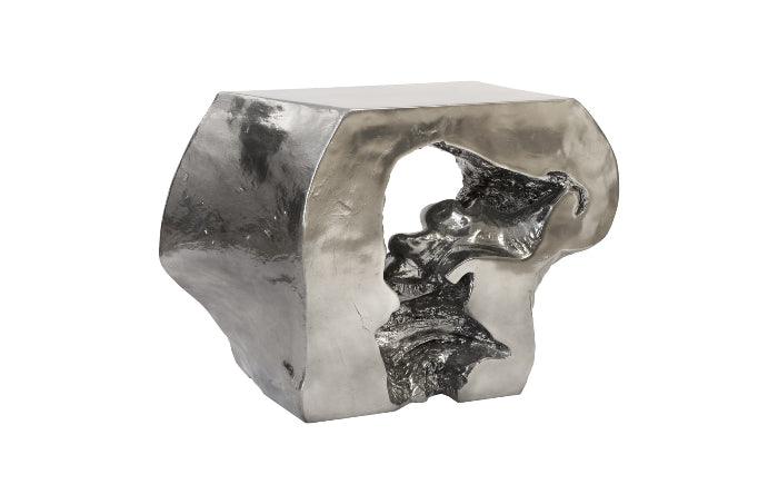 Luxury Modern Plateada Hollow Console Table European Style for Villa