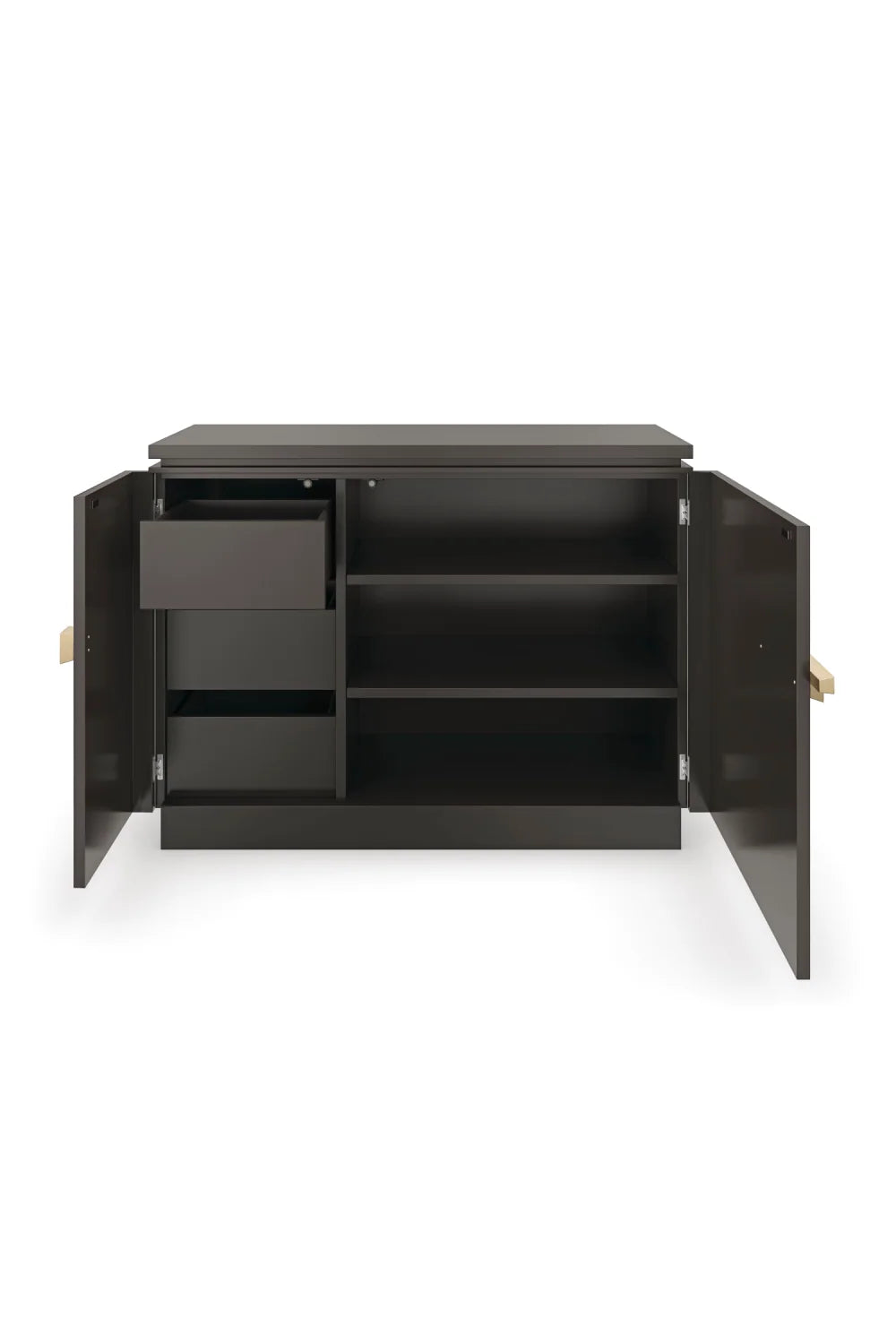 Luxury Modern Poplar 3-Drawer Chest European Style for Villa