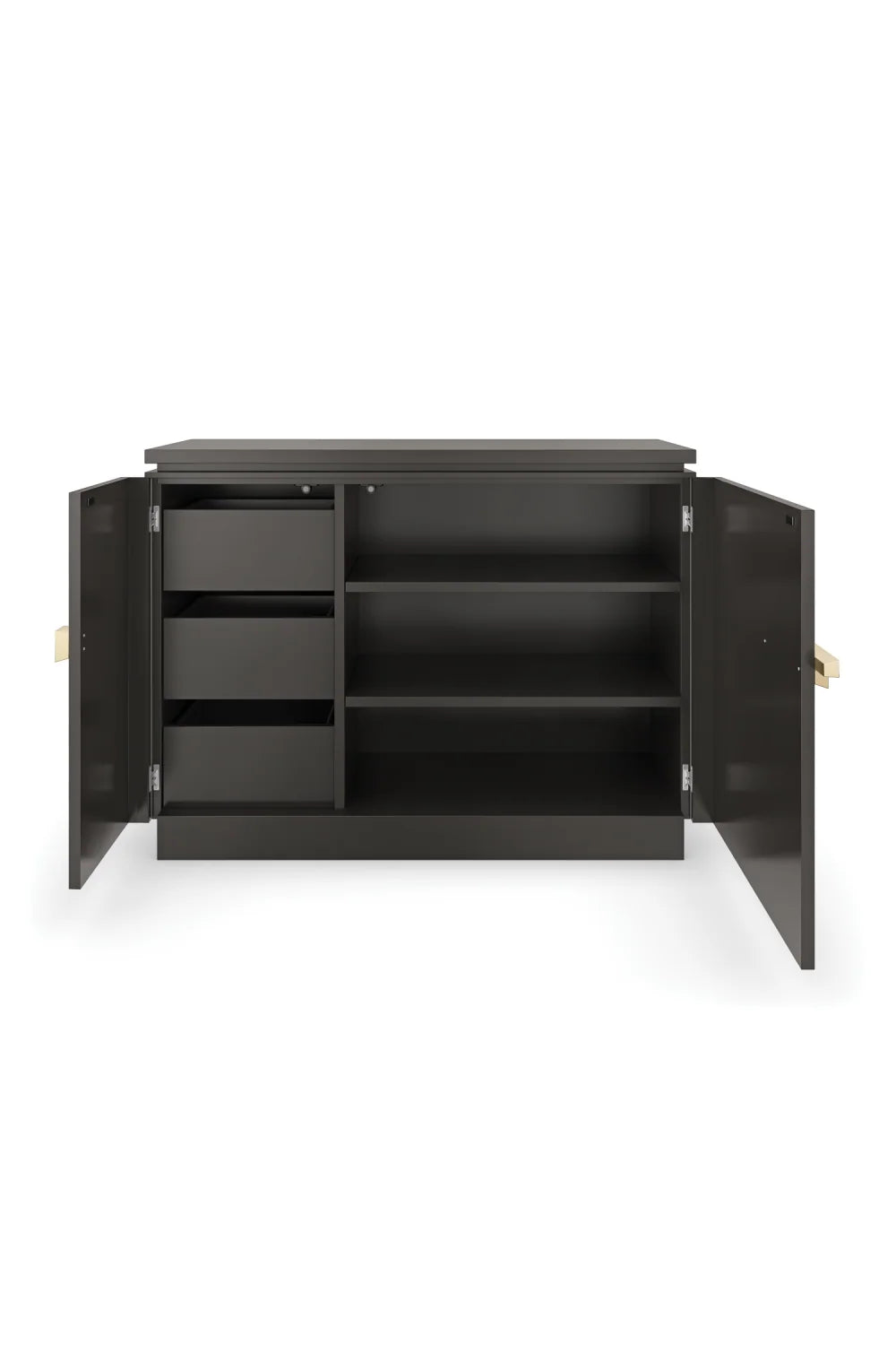 Luxury Modern Poplar 3-Drawer Chest European Style for Villa