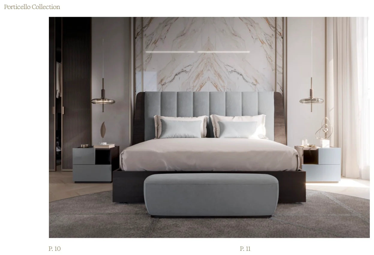 Luxury Modern Porticello Bedroom Set European Style for Villa
