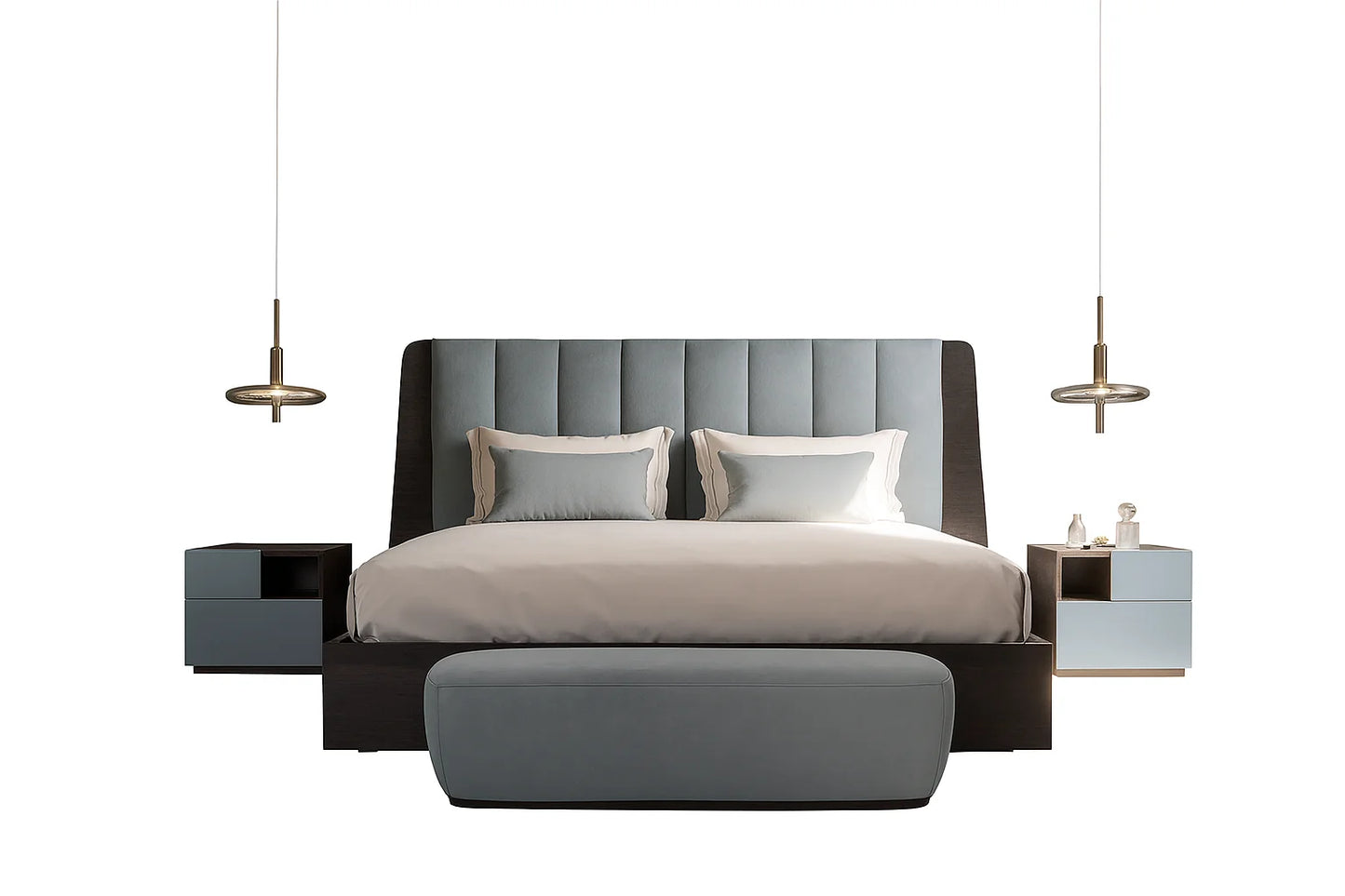 Luxury Modern Porticello Bedroom Set European Style for Villa