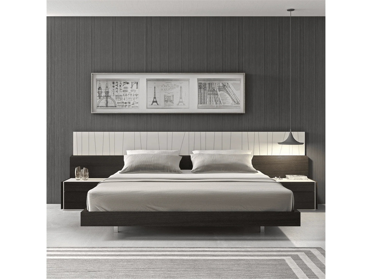 Luxury Modern Porto Bedroom Collection European Style for Villa
