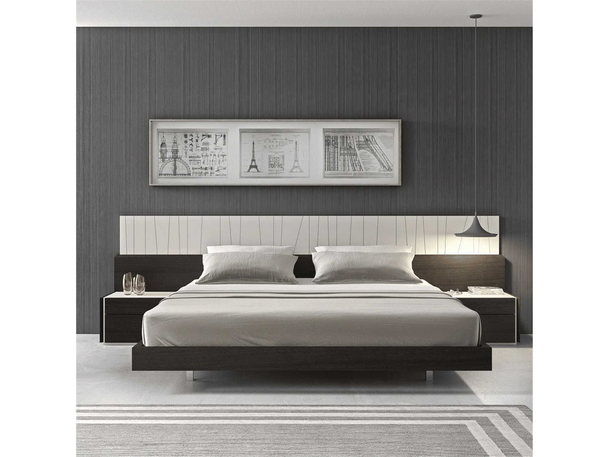 Luxury Modern Porto Bedroom Collection European Style for Villa