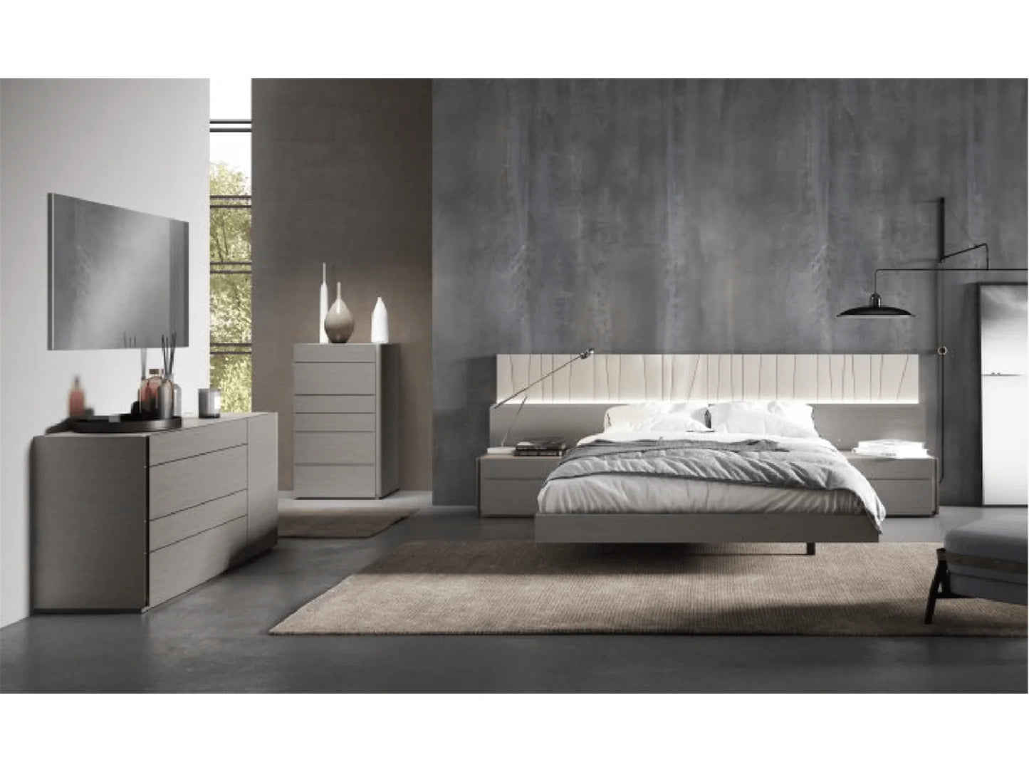 Luxury Modern Porto Bedroom Collection European Style for Villa