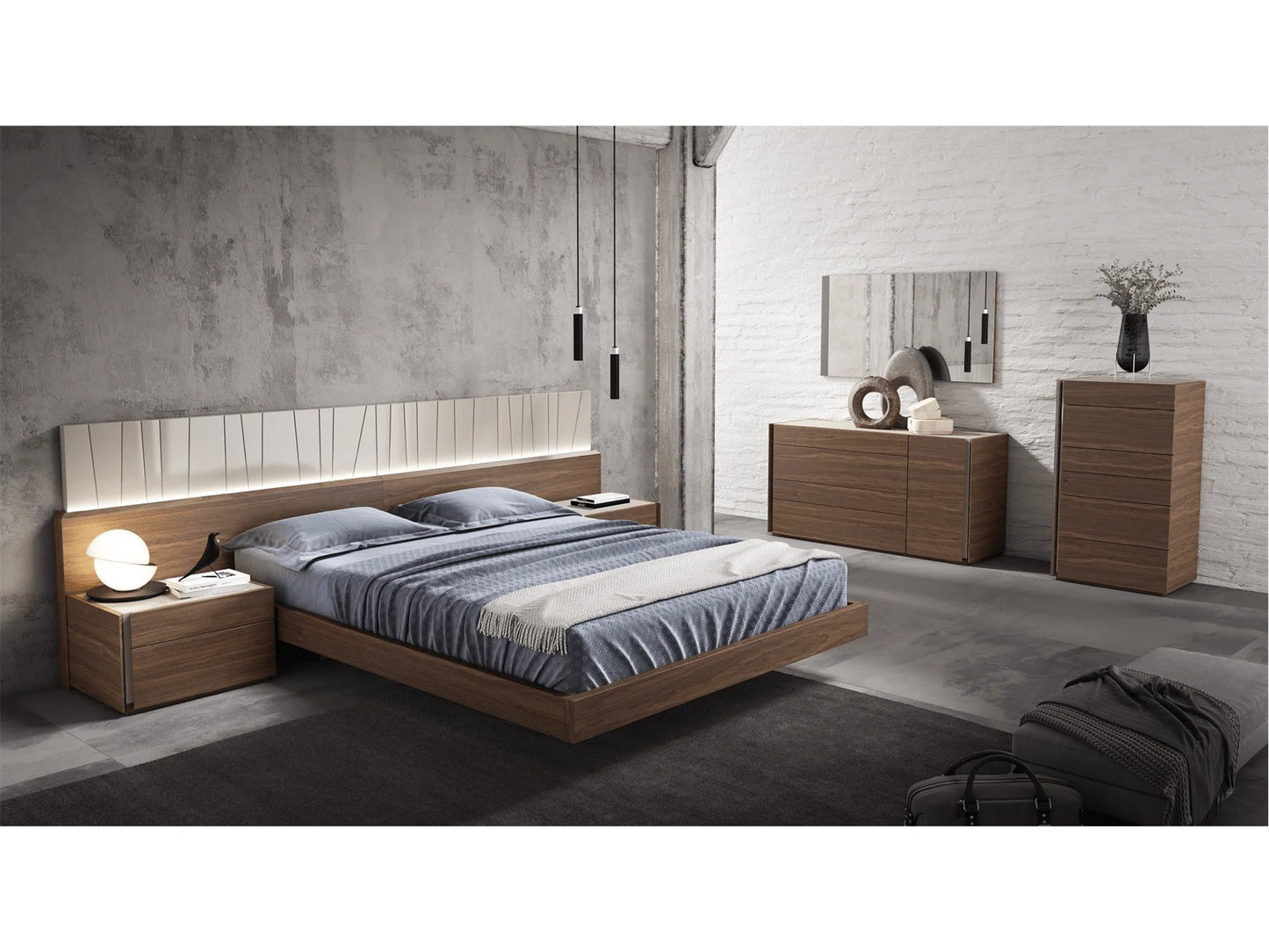 Luxury Modern Porto Bedroom Collection European Style for Villa
