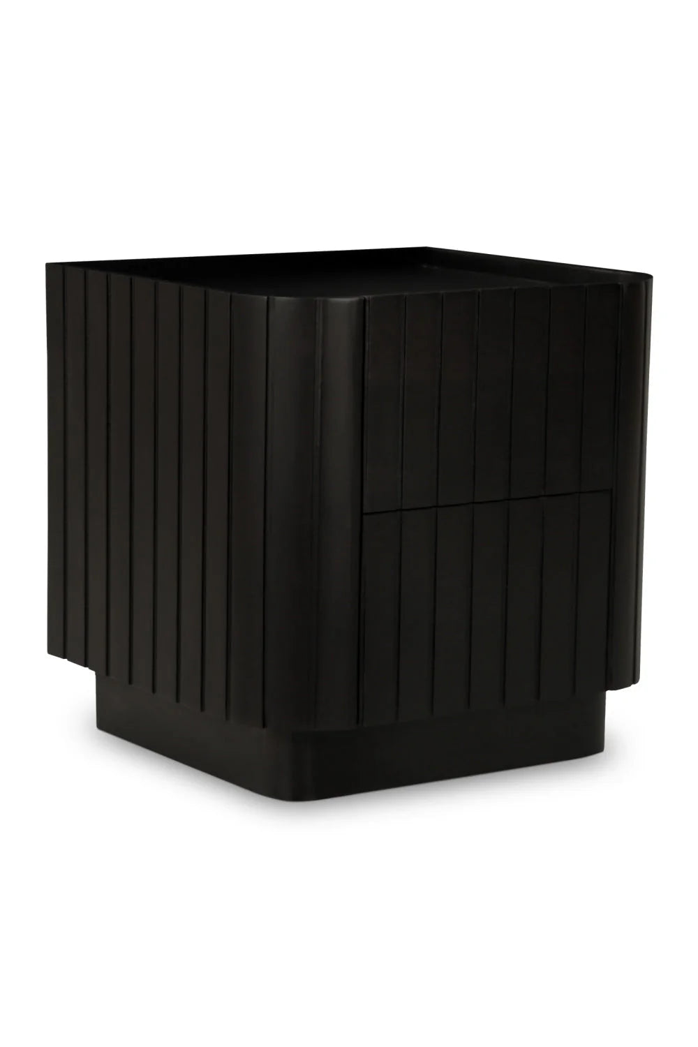 Luxury Modern Povera 2-Drawer Nightstand European Style for Villa