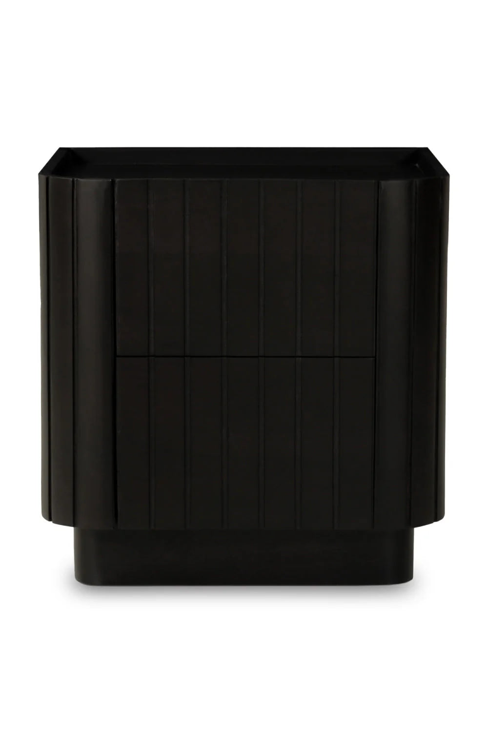 Luxury Modern Povera 2-Drawer Nightstand European Style for Villa