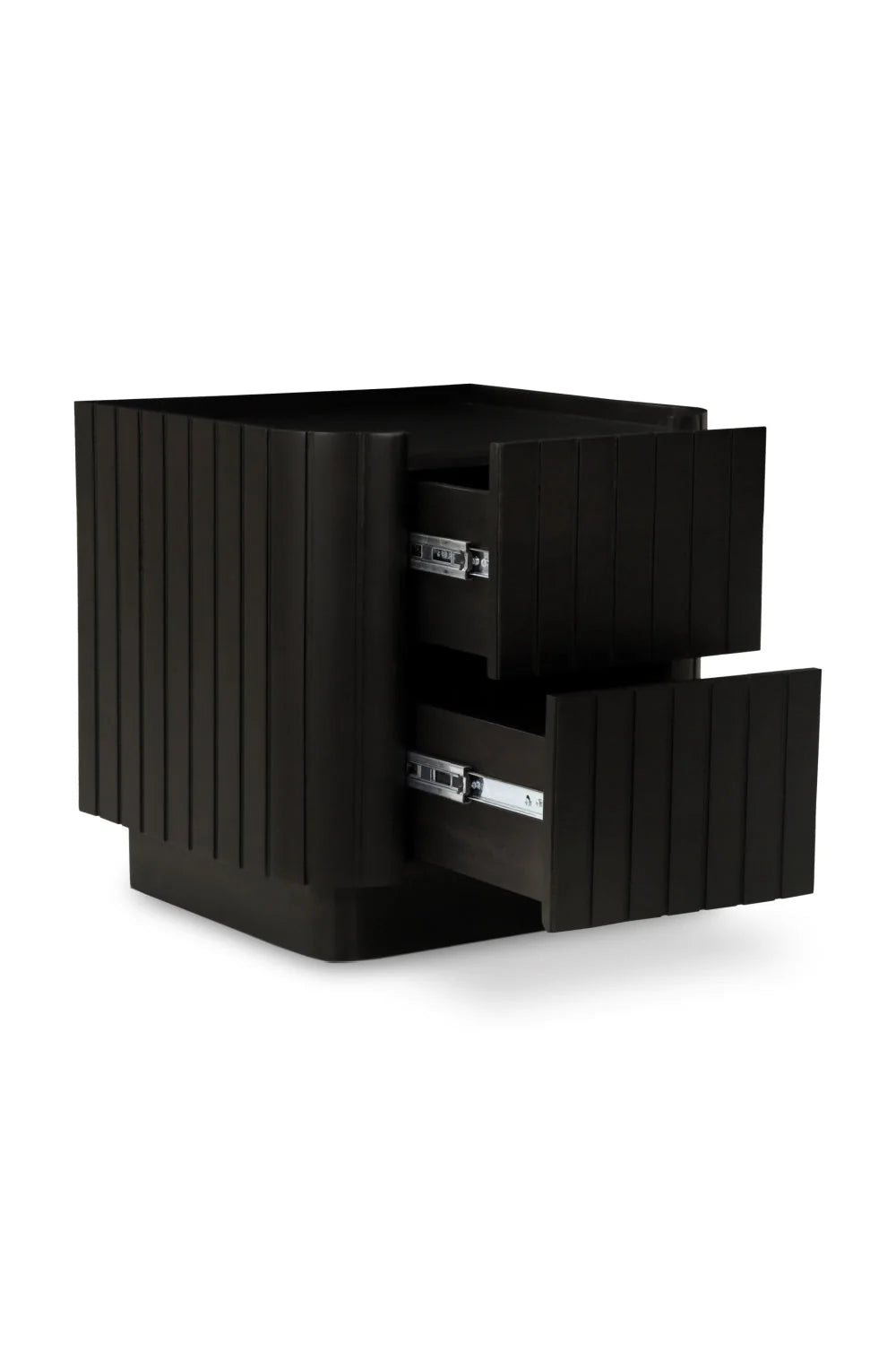 Luxury Modern Povera 2-Drawer Nightstand European Style for Villa