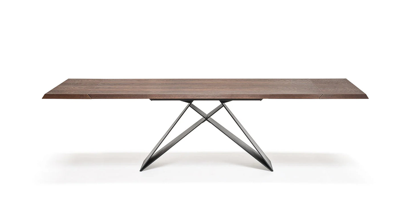 Luxury Modern Premier Wood Drive Dining Table European Style for Villa