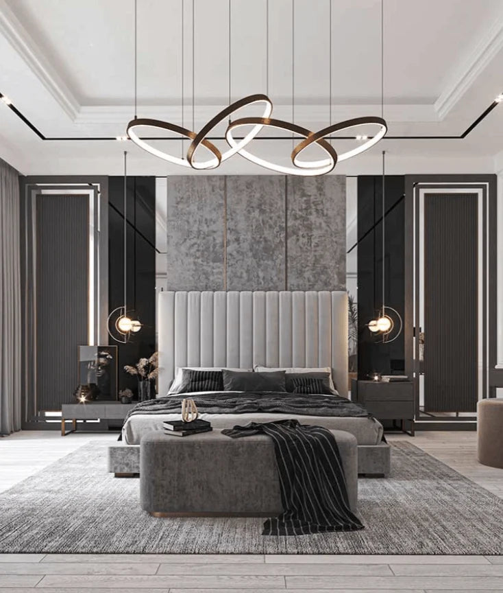 Luxury Modern Prestige King Bed European Style for Villa
