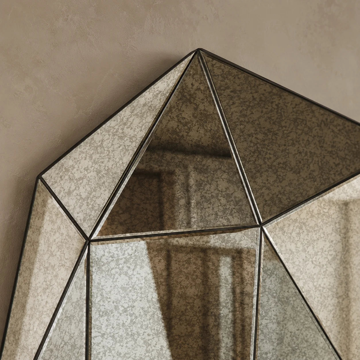 Luxury Modern Prism Smoke Mirror European Style for Villa