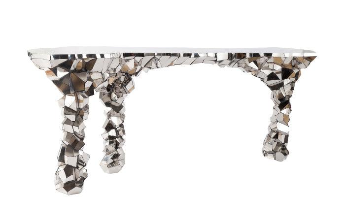 Luxury Modern Radiant Console Table European Style for Villa