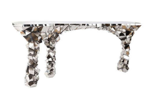 Luxury Modern Radiant Console Table European Style for Villa