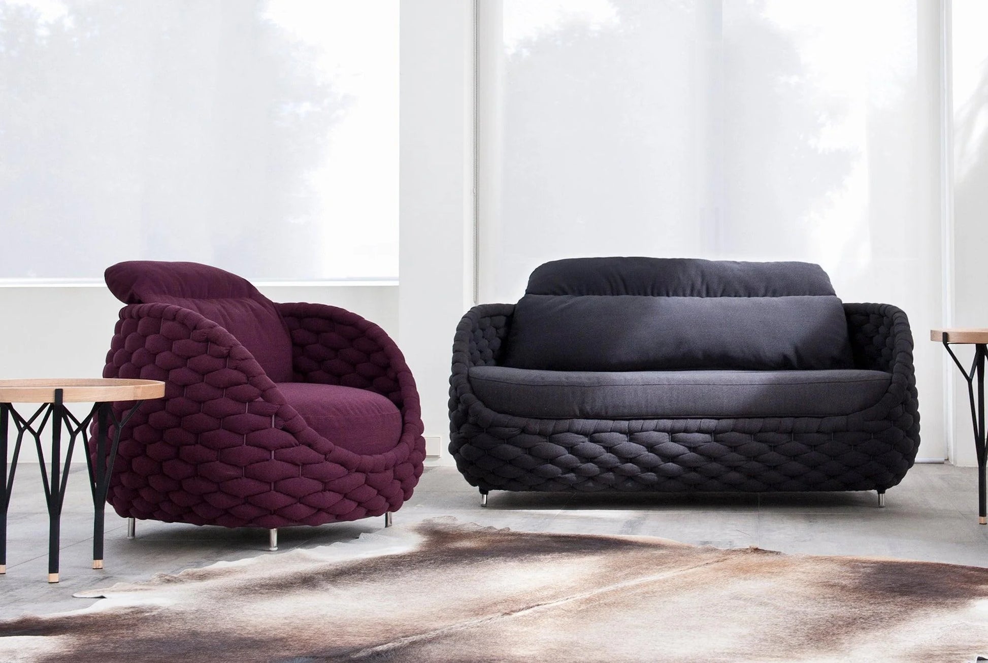 Luxury Modern Rapunzel Accent Chair European Style for Villa